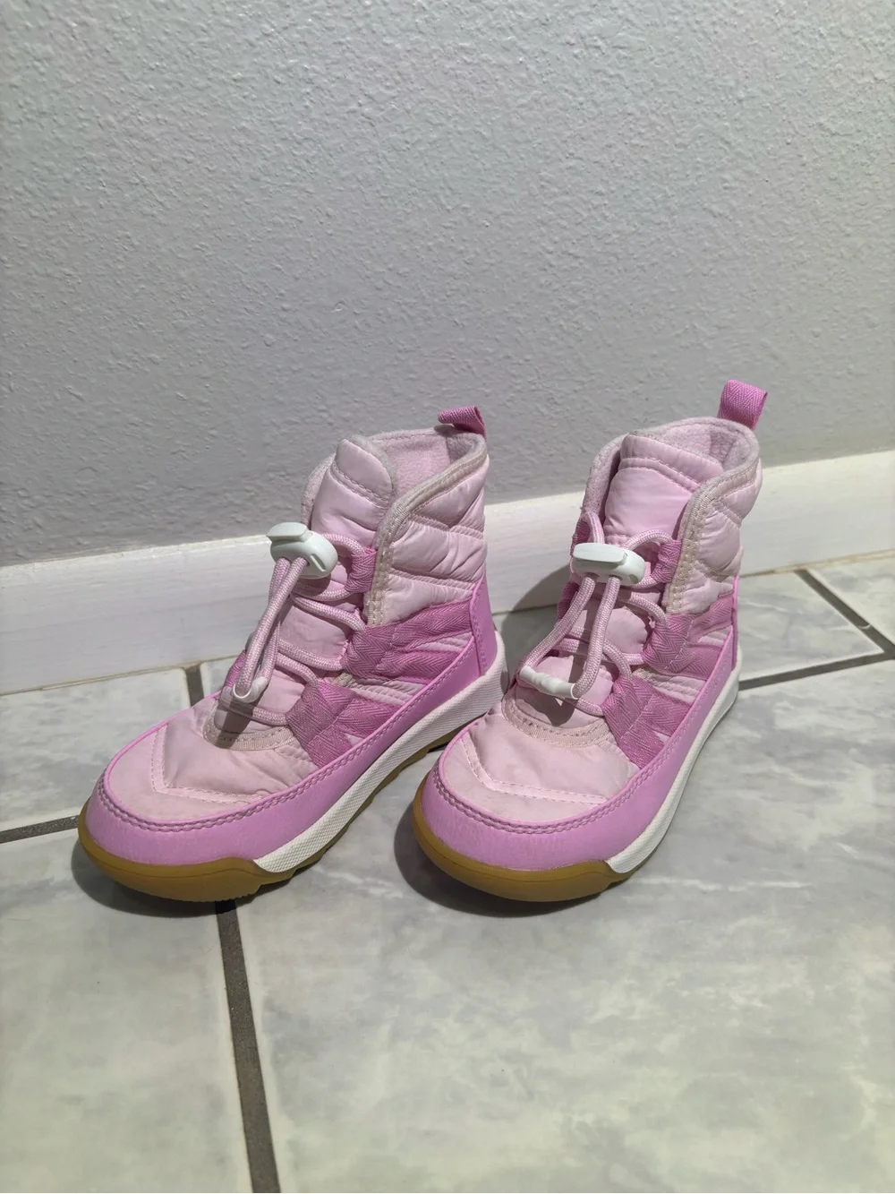 Sorel Whitney Kids Pink Snow Boots
